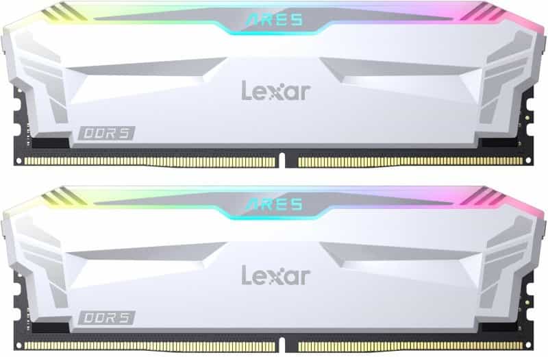 RAM DDR5 LEXAR ARES 16GB 6400 MHZ ARGB WHITE